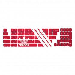 برچسب حروف فارسی کیبورد گراسیپا طرح Adidas کد 102