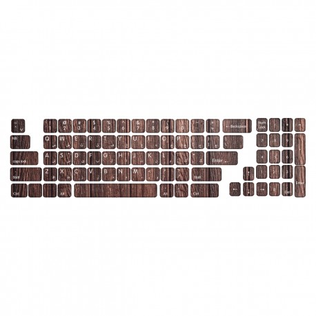 برچسب حروف فارسی کیبورد گراسیپا طرح چوب کد 101