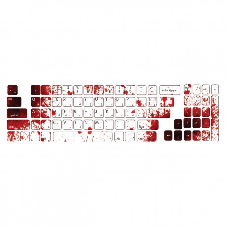 برچسب حروف فارسی کیبورد گراسیپا طرح Bloodi کد 101