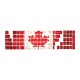 برچسب حروف فارسی کیبورد طرح Canada کد 102