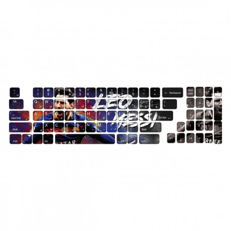برچسب حروف فارسی گراسیپا کیبورد طرح Messi کد 101