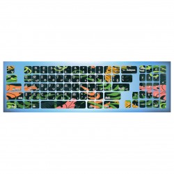 برچسب حروف فارسی کیبورد طرح رنگی کد DG-120