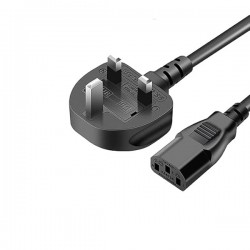 کابل برق منبع تغذیه کامپیوتر لانگ ول مدل LP-61L طول 50 سانتی متر