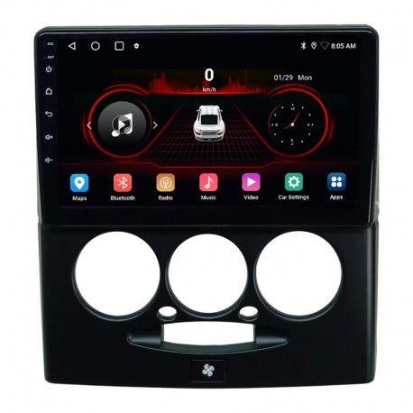 پخش کننده تصویری خودرو کاروین مدل V800 pro مناسب برای پراید 132