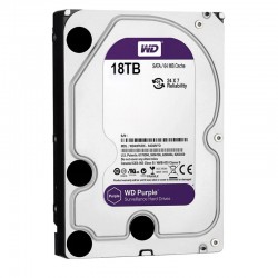 هارد دیسک اینترنال وسترن دیجیتال با رابط SATA مدل WD Purple Surveillance ظرفیت 18 ترابایت