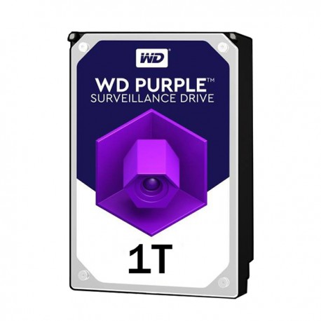 هارد دیسک اینترنال وسترن دیجیتال با رابط SATA مدل Purple WD 10PURZ ظرفیت 1 ترابایت