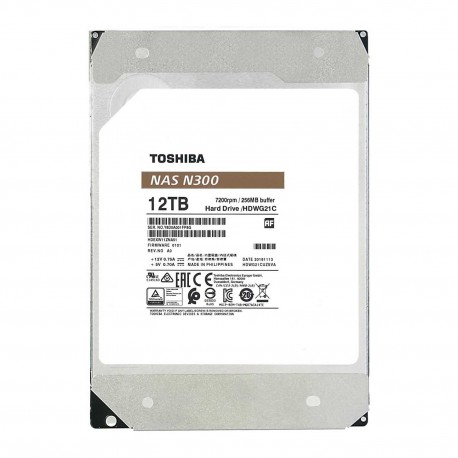 هارددیسک اینترنال توشیبا مدل N300 ظرفیت 12 ترابایت