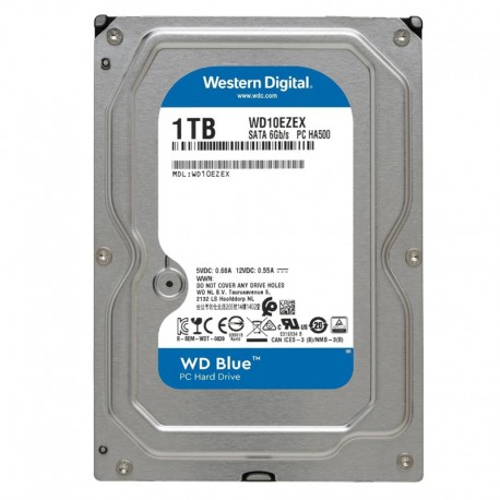 هارد دیسک اینترنال وسترن دیجیتال با رابط SATA 3.0 مدل WD10EZEX-00BBHA0 ظرفیت 1 ترابایت