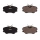 لنت ترمز جلو آفورتیس کد 1249 مناسب برای پژو 405
