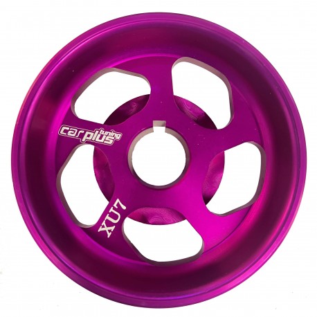 پولی سر میل لنگ کار پلاس تیونینگ کد CPT-XU7 PURPLE مناسب برای 405 و سمند