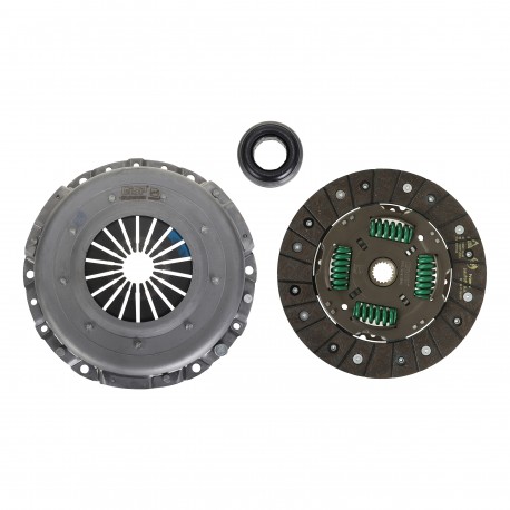 کیت صفحه کلاچ جی ای اس پی کد 109901 مدل پری دمپر فنر دوبل به همراه بلبرینگ مناسب برای پژو 405 SLX TU5 و پژو پارس TU5