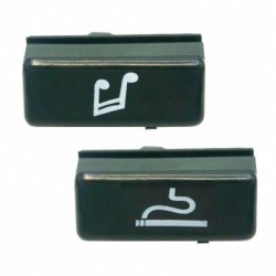 کلید پنل ضبط و جا سیگاری خودرو چیکال مدل P-103&104 مناسب برای پژو پارس بسته 2 عددی