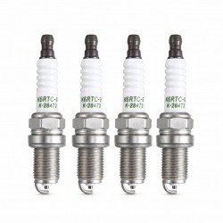 شمع خودرو ایساکو مدل پایه کوتاه K6RTC-9 کد 1040300499 مناسب برای پژو 405 بسته 4 عددی