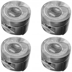 پیستون و گژن پین خودرو عظام مدل HP+ 0.50 مناسب برای پراید بسته 4 عددی