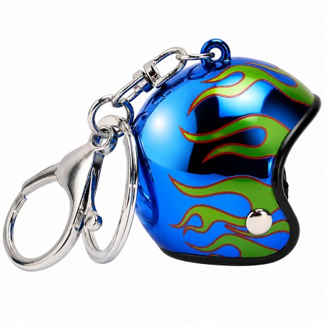 جاسوئیچی موتورسیکلت مدل Helmet Flame طرح کلاه کاسکت