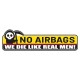 برچسب خودرو طرح no airbag کد 263