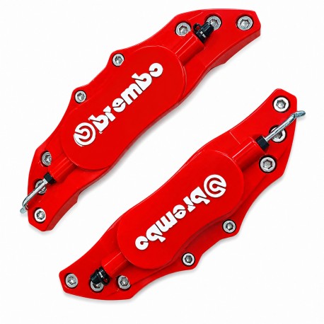 کاور کالیپر و لنت ترمز خودرو چیکال مدل Brembo طرح RD کد V-364 بسته 2 عددی
