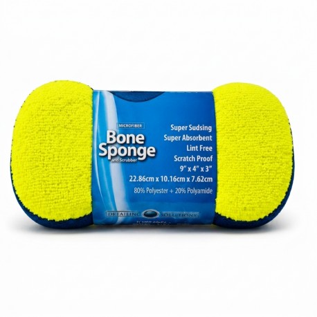 اسفنج شستشوی خودرو میکروفایبر مدل Bone Sponge سایز 22.86×10.16 سانتی‌متر