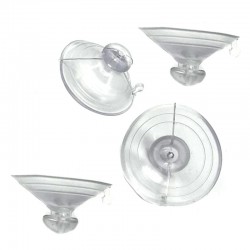 چسبونک بزرگ شیشه و آفتابگیر خودرو چیکال مدل P-957 بسته 4 عددی