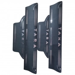 برچسب پارکابی خودرو امیران اسپرت طرح چرم کد 2025007 مناسب برای تارا مجموعه 4 عددی