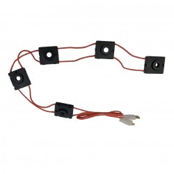کلید شستی فندک اجاق گاز مدل TOC-5SR مجموعه 5 عددی