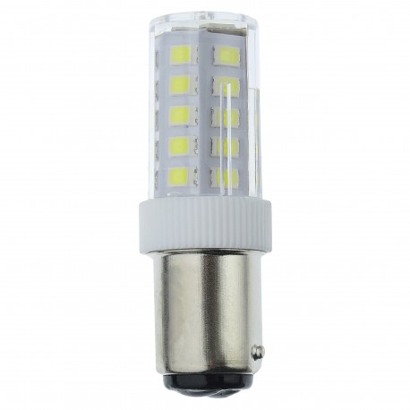 لامپ چرخ خیاطی مدل 31 ال ای دی مهتابی کد BA15D-33D-4W-110V/220V-WH