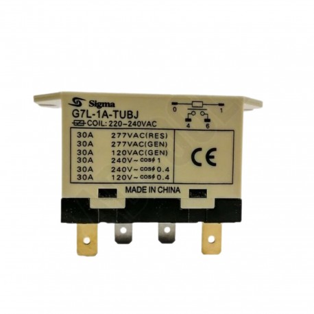 رله کنتاکتور کولرگازی مدل 4 پین سیگما کد G7L-1A-TUBJ مناسب برای انواع کولرگازی