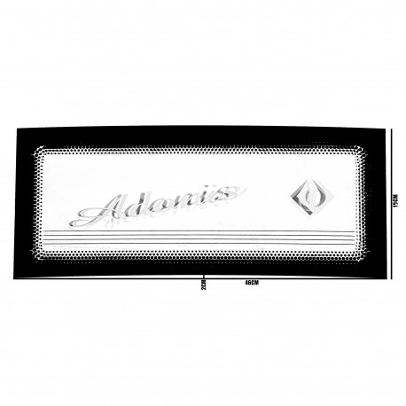 شیشه بخاری آدنیس مدل خمیده 46x19
