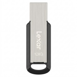فلش مموری لکسار مدل M400 ظرفیت 128 گیگابایت رابط USB 3.0 مقاوم در برابر ضربه و سازگار با سیستم‌های PC و Mac