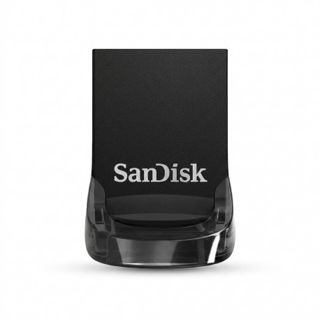 فلش مموری 64GB سن دیسک Ultra Fit با رابط USB 3.1، سرعت خواندن تا 130MB/s، اندازه بسیار کوچک و گیره اتصال بند آویز