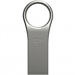 فلش مموری 32 گیگابایت سیلیکون پاور مدل Firma F80 با رابط USB 2.0، بدنه آلیاژ روی بدون درب و مقاوم در برابر شوک و لرزش