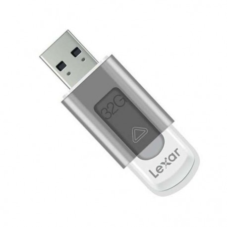 فلش مموری 32 گیگابایتی لکسار مدل S60، با رابط USB 2.0 Type-A، سازگار با Windows و Mac، بدنه پلاستیکی
