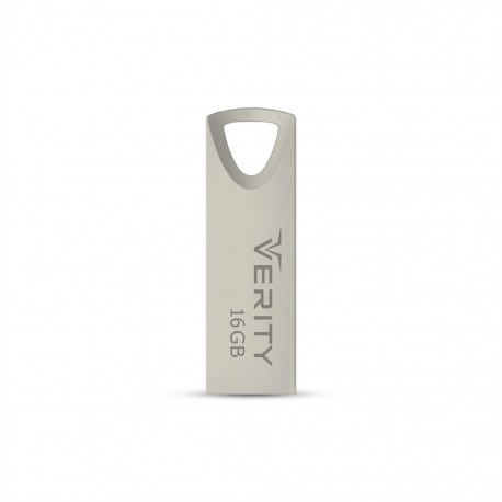 فلش مموری 16 گیگابایتی وریتی مدل V809 با بدنه فلزی، رابط USB دو و مقاومت در برابر شوک، لرزش و رطوبت