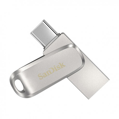 فلش مموری سن دیسک مدل Luxe ظرفیت 32 گیگابایت سرعت خواندن 150 مگابایت بر ثانیه اتصال USB-C طراحی ساده و وزن 19 گرم