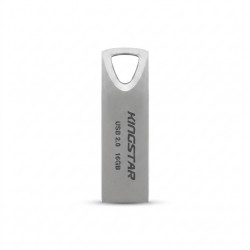 فلش مموری کینگ استار مدل KS222 ظرفیت 16 گیگابایت با رابط USB 2.0، بدنه فلزی مقاوم در برابر آب، شوک، لرزش و گرد و غبار