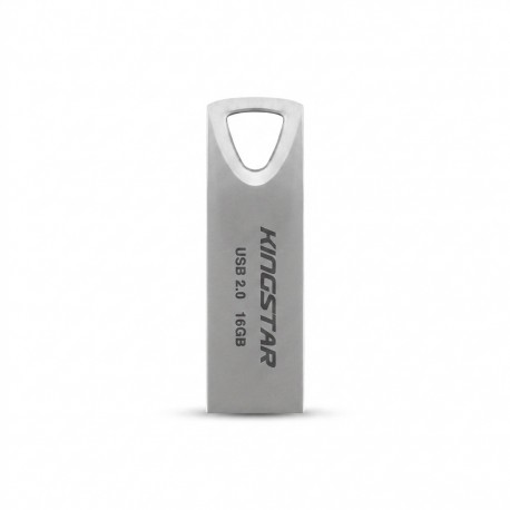 فلش مموری کینگ استار مدل KS222 ظرفیت 16 گیگابایت با رابط USB 2.0، بدنه فلزی مقاوم در برابر آب، شوک، لرزش و گرد و غبار