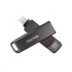فلش مموری سن دیسک مدل PHONE DRIVE ( LIGHTNING / TYPE-C ) ظرفیت 128 گیگابایت با رابط لایتنینگ، USB Type-C