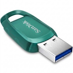 فلش مموری سن دیسک مدل Ultra Eco™ USB 3.2 ظرفیت 128 گیگابایت، مقاوم در برابر شوک و لرزش