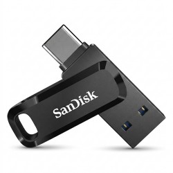 فلش مموری سن دیسک Ultra Dual Drive Go ظرفیت 256 گیگابایت با درگاه USB Type-C مقاوم در برابر خش، شوک، لرزش و گرد و غبار
