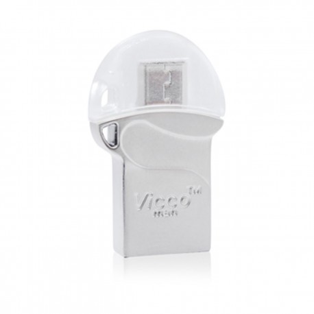 فلش مموری ویکو من مدل VC125 OTG USB2 SILVER ظرفیت 8گیگابایت