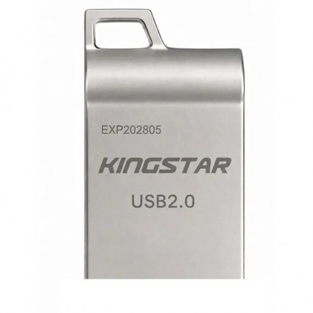 فلش مموری 64 گیگابایتی کینگ استار مدل KS233، با رابط USB Type-A، استاندارد USB 2.0 و بدنه فلزی