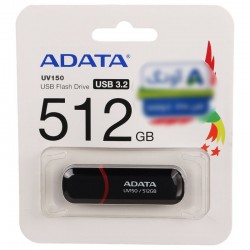 فلش مموری ای دیتا مدل UV150 ظرفیت 512 گیگابایت با رابط USB 3.2