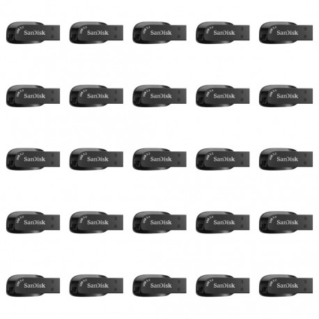 فلش مموری سن دیسک مدل Ultra Shift ظرفیت 32 گیگابایت با رابط USB 3.2 بسته 25 عددی