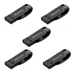 فلش مموری سن دیسک مدل Ultra Shift ظرفیت 32 گیگابایت با رابط USB 3.2 بسته 5 عددی