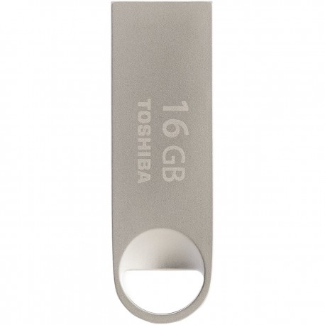 فلش مموری 16 گیگابایتی توشیبا مدل TransMemory U401 با رابط USB 2.0 و بدنه فلزی