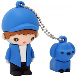 فلش مموری کینگ فست مدل Cute Boy Blue BO-23 ظرفیت 32 گیگابایت