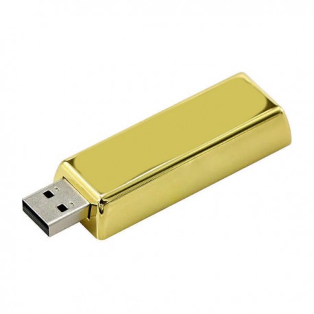 فلش مموری طرح شمش طلا کد UM-065 ظرفیت 64 گیگابایت