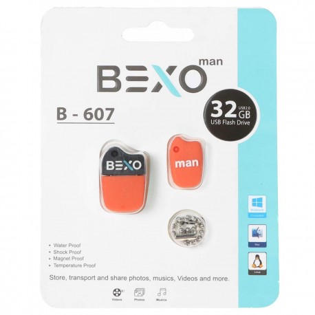 فلش مموری بکسو مدل B-607 ظرفیت 32 گیگابایت با رابط USB 2.0