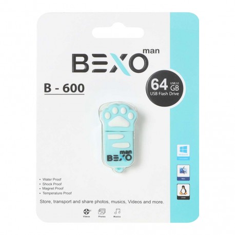 فلش مموری بکسو مدل MANB-600 ظرفیت 64 گیگابایت با رابط USB 2.0
