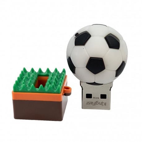 فلش مموری کینگ فست طرح توپ و زمین فوتبال مدل FootBall Field BL-11 ظرفیت 32 گیگابایت با رابط USB 2.0